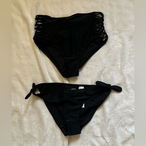Relist Black Bikini Bottoms